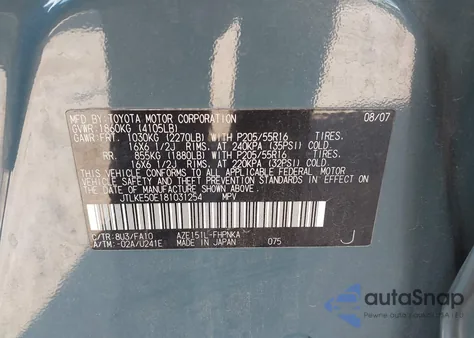 2008 Scion Xb из США, поврежденный, VIN JTLKE50E181031254